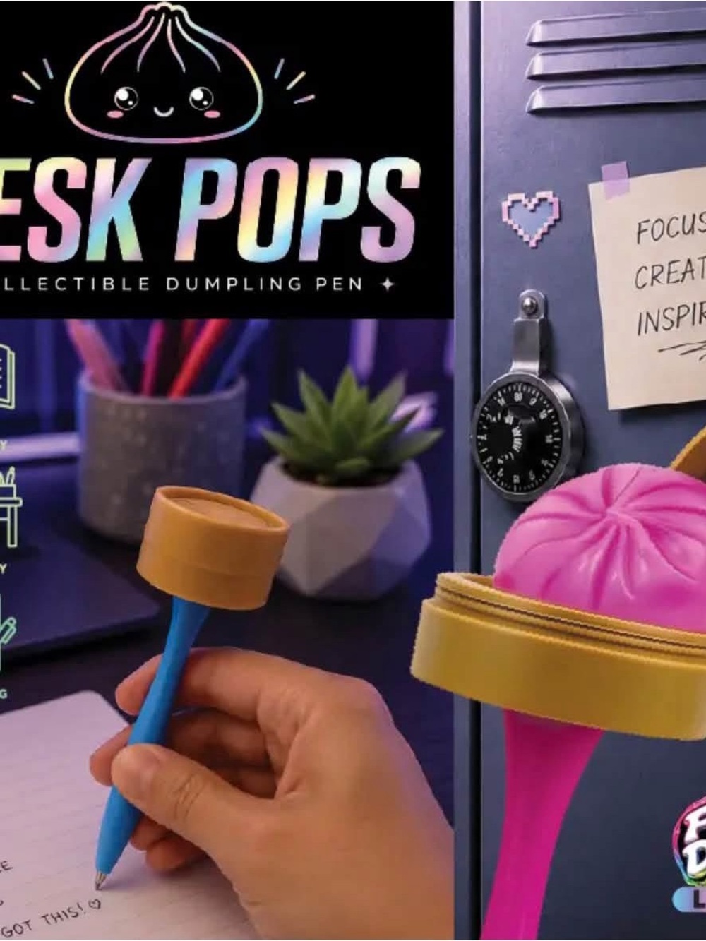 Pink Dumpling Collectible Pen for Kids